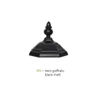 Laternenpfahl mit 3 Lichtern im Vintage-Stil aus Aluminium, hergestellt in Italien – Leona Viadurini