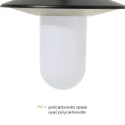 Laternenpfahl 2 Lichter im Vintage-Stil aus grauem Aluminium, hergestellt in Italien – Belen Viadurini