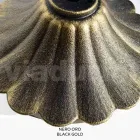 172 cm hohe Straßenlaterne aus schwarzem Acryl und Aluminium, hergestellt in Italien - Trovanero Viadurini