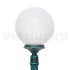 172 cm hohe Straßenlaterne aus schwarzem Acryl und Aluminium, hergestellt in Italien - Trovanero Viadurini