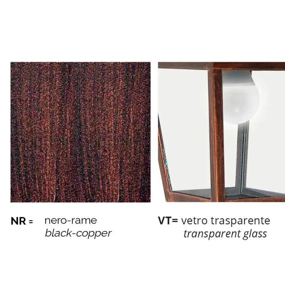 Straßenlampe aus Aluminium mit zwei Leuchten, hergestellt in Italien, Aquilina Viadurini