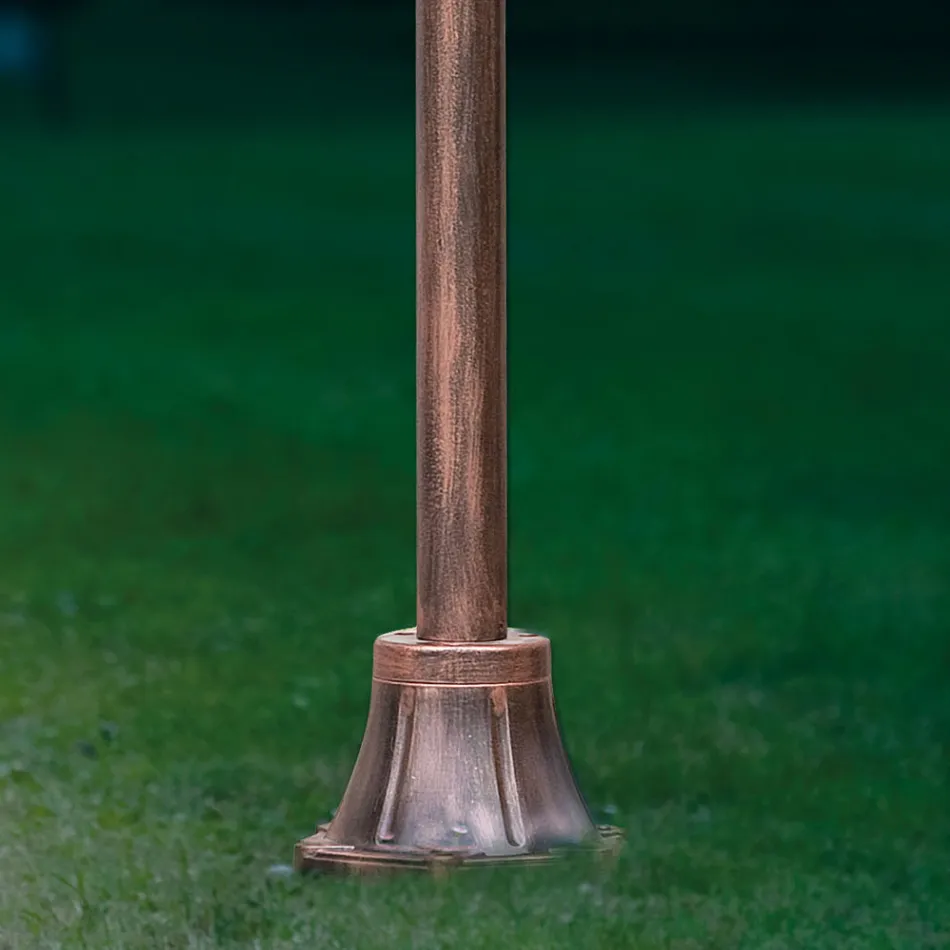 Außenlaterne aus klassischem, handbemaltem, verziertem Aluminium – Genua Viadurini