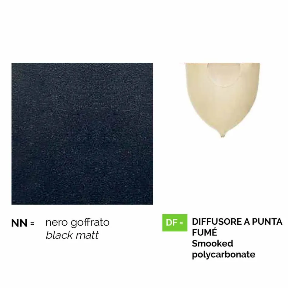 Außenleuchte aus Aluminiumdruckguss, hergestellt in Italien, Anusca Viadurini