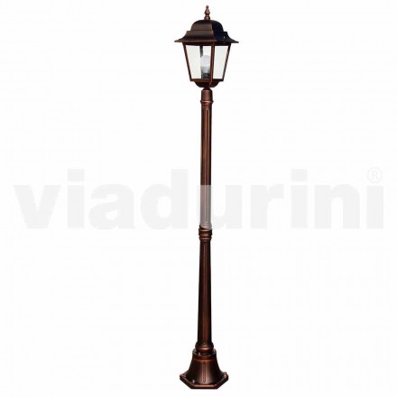 Klassische Gartenlampe aus Aluminium made in Italy, Aquilina Viadurini