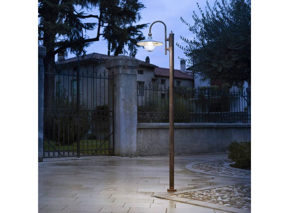 Aluminium-Gartenlampe mit 1 oder 2 oder 3 Lichtern Design - Campobasso Viadurini