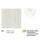 Weiße Gartenlampe aus Aluminium mit 1 Licht, hergestellt in Italien, Anusca Viadurini