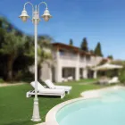 Gartenlampe mit 3 Lichtern aus Aluminium, hergestellt in Italien – Cassandra Viadurini