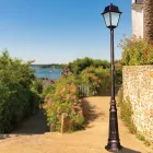 Gartenlampe im Vintage-Stil aus Aluminium und Glas, hergestellt in Italien – Doroty Viadurini