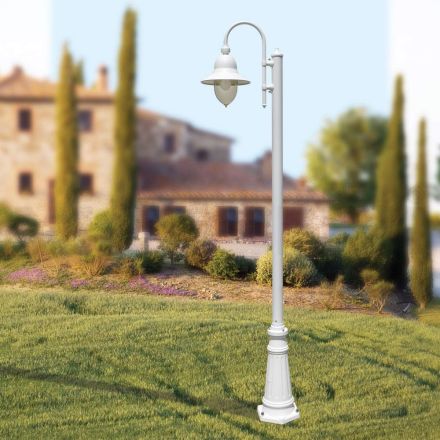 Gartenlampe im Vintage-Stil aus Aluminium, hergestellt in Italien – Cassandra Viadurini