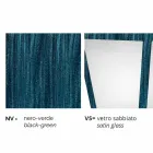 Außenleuchte mit zwei Leuchten aus Aluminium made in Italy, Kristel Viadurini