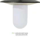 Straßenlampe im Vintage-Stil mit 3 Lichtern aus grauem Aluminium, hergestellt in Italien – Belen Viadurini