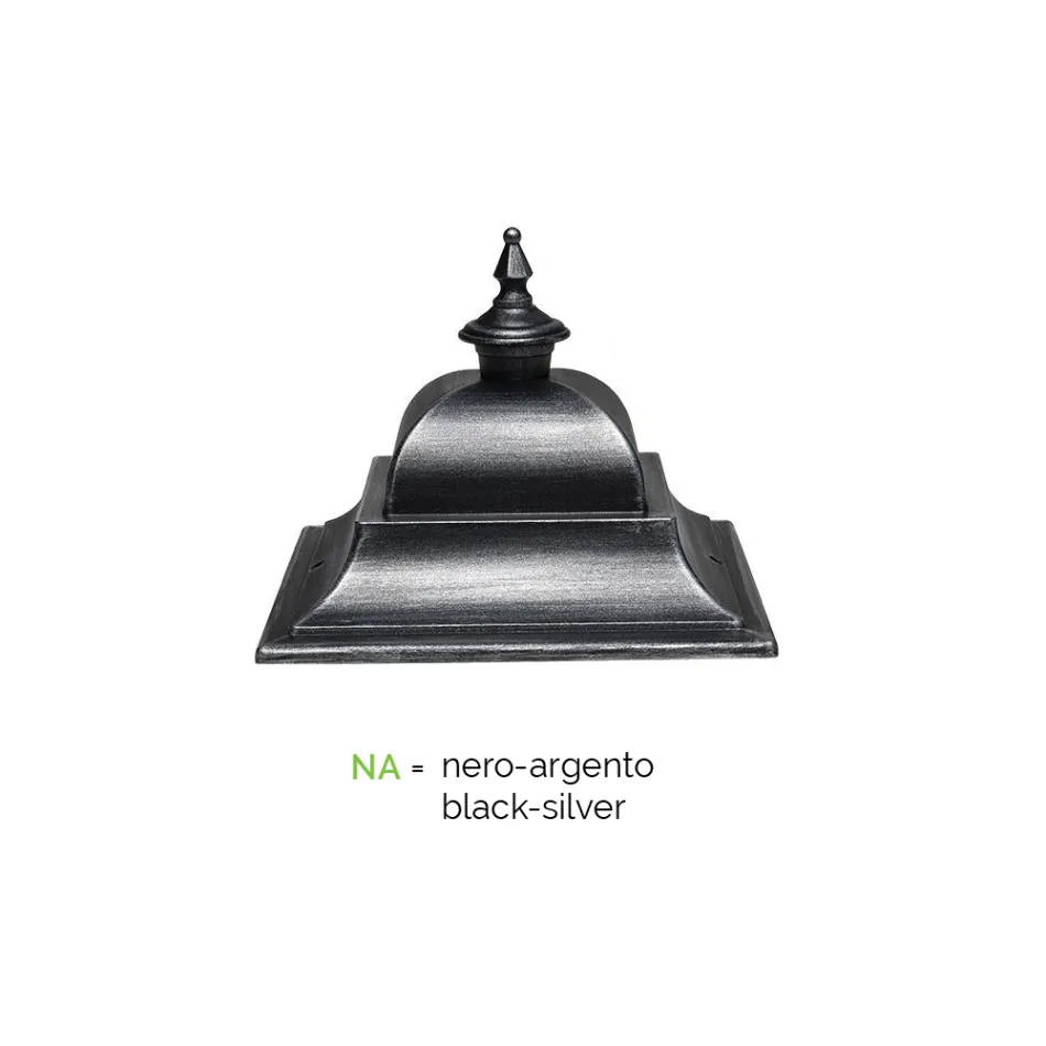 Vintage-Außenlampe aus Aluminium, hergestellt in Italien – Bonaria Viadurini