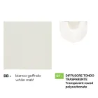 Wandgartenlaterne aus weißem Aluminium, hergestellt in Italien, Anusca Viadurini