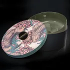 Waschbecken aus grünem feuerfestem Ton Made in Italy - Tatiana Viadurini