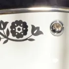 Eingebautes barockes Einbauwaschbecken aus Schamott made in Italy, Otis Viadurini