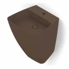 Modernes Design Wandwaschbecken aus Keramik made in Italy, Goran Viadurini