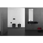 Modernes Wandwaschbecken aus Keramik made in Italy, Hamlet Viadurini