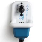 Modernes Design Gemustertes Keramik-Wandwaschbecken 26 cm - Jordan Viadurini