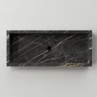 Waschbecken aus Feinsteinzeug mit Marmoroptik Made in Italy - Ludmilla Viadurini