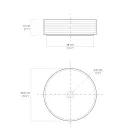 Waschbecken aus handgedrehtem Feinsteinzeug, hergestellt in Italien – Darts Viadurini
