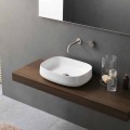 Modernes Design White Countertop Keramik Waschbecken Made in Italy - Tune2