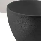 Konisches Aufsatzwaschbecken aus handgedrehtem Schamotte – Orbite Viadurini