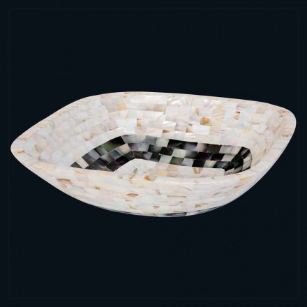 Aufsatzwaschtisch mit Einsätzen in Bea-Schalen, Unikat Viadurini