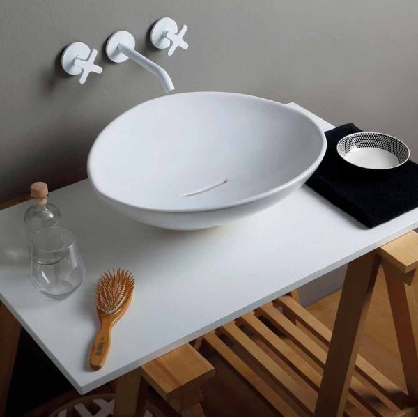 Aufsatzwaschbecken aus keramik, modernes design made in italy animals