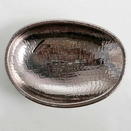 Design Keramik Waschbecken Silber in Italien gemacht Glossy Viadurini