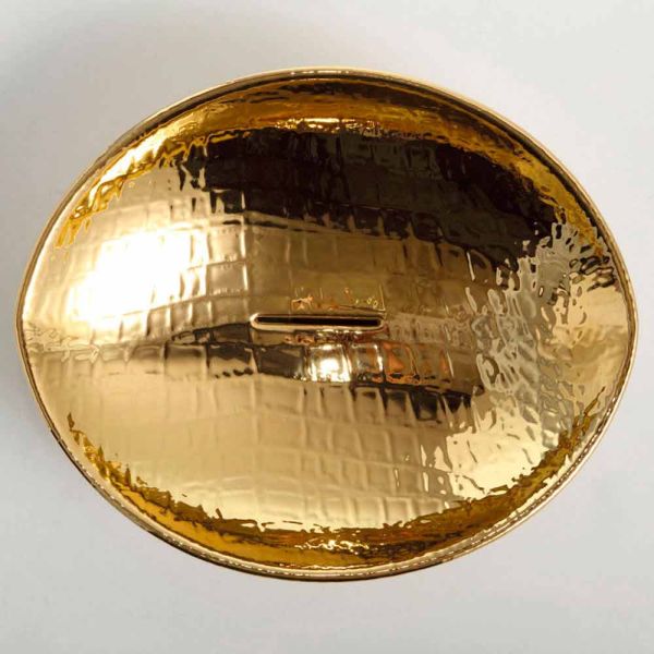 Aufsatzwaschbecken aus keramik-gold made in italy design animals
