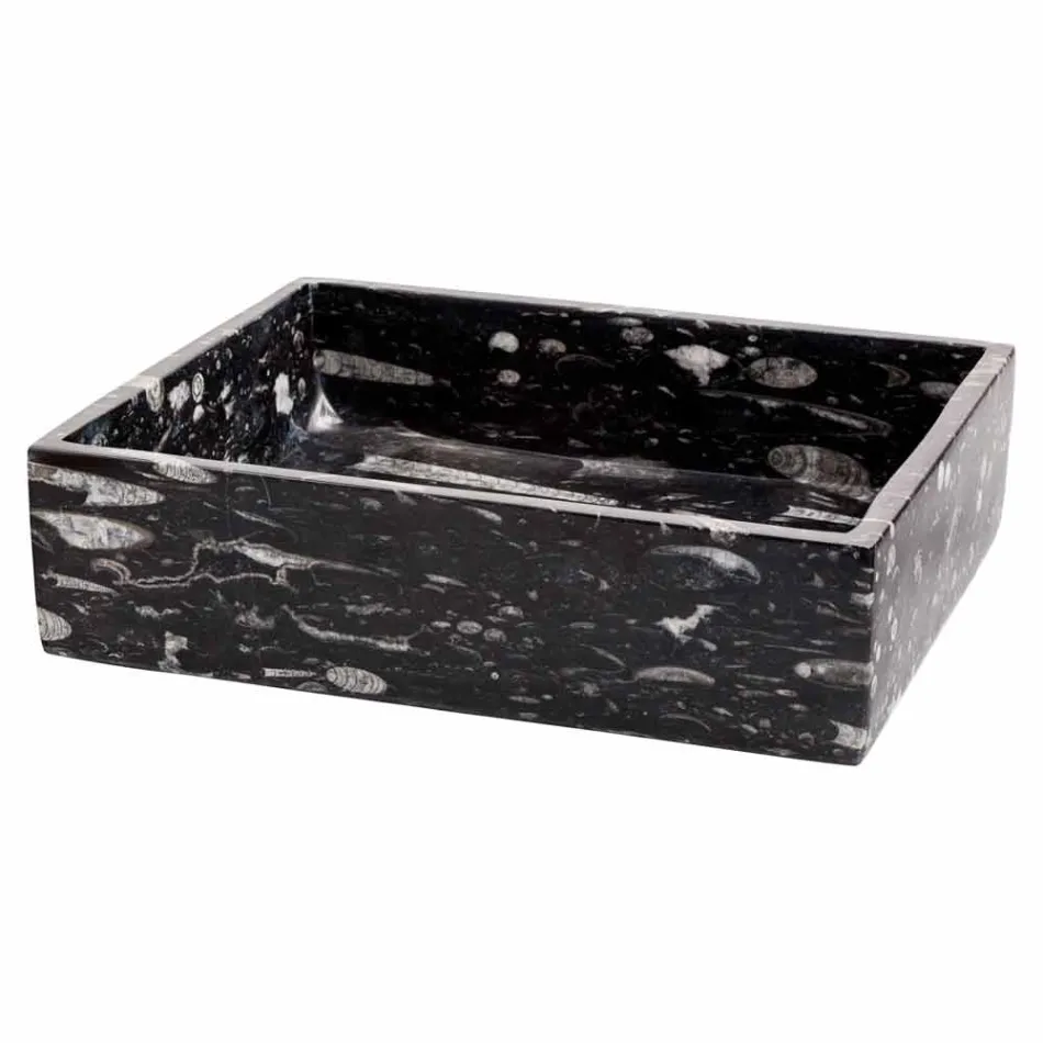 Design-Aufsatzwaschtisch aus Ozzy-Marmor, Unikat Viadurini