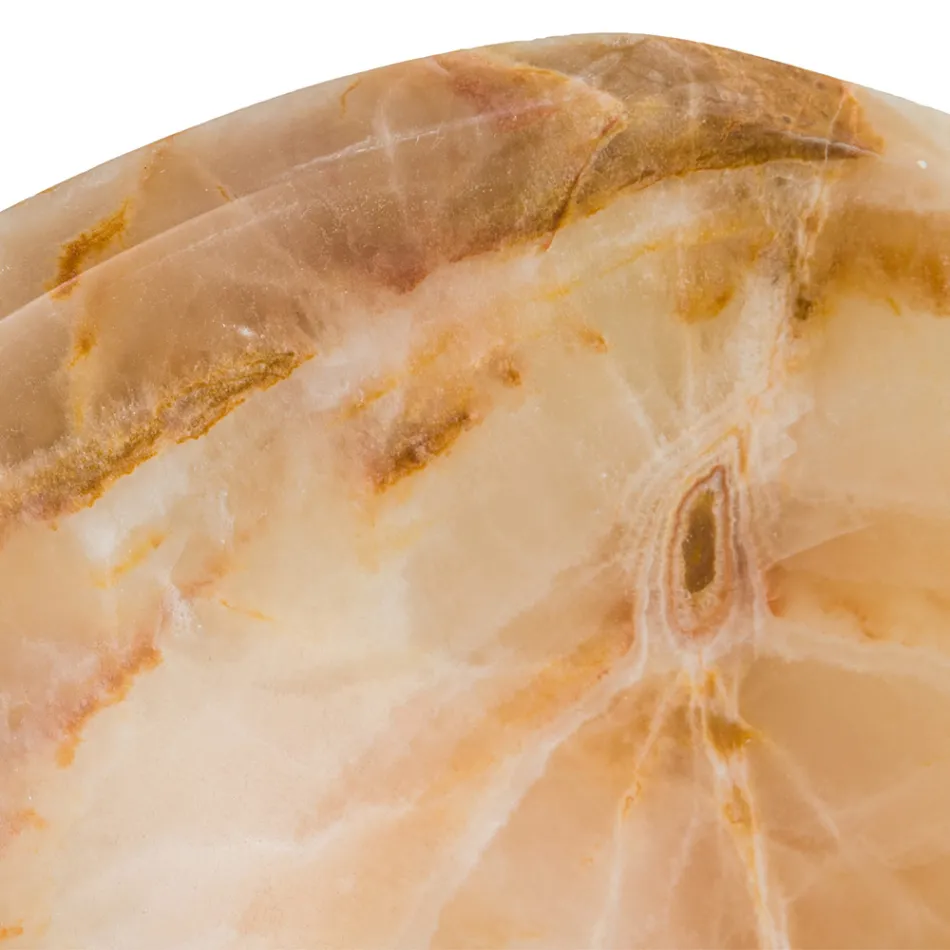 Design-Aufsatzwaschbecken aus Lana-Onyxstein, handgefertigt Viadurini