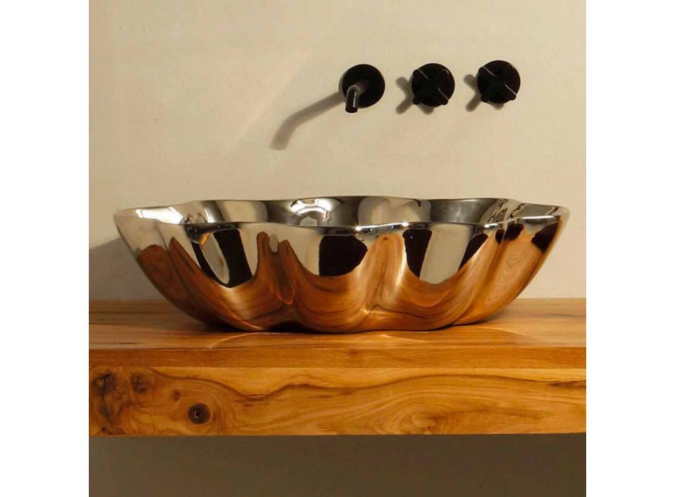 Waschbecken aus Keramik in modernem Design aus Italien Cubo Viadurini