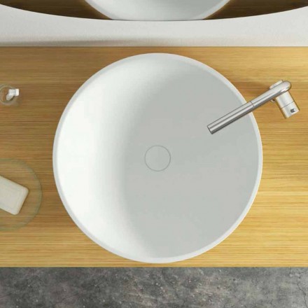 Modernes rundes freistehendes Standwaschbecken in Italien, Donnas Viadurini