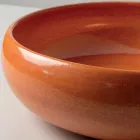 Raku-Ton-Waschtischplatte mit metallischem Craquelé-Glanz – Prisma Viadurini