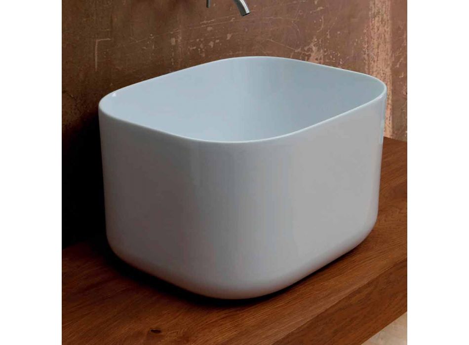 Keramik-Aufsatzwaschbecken aus Keramik im modernen Design Star Rectangular 50x40cm