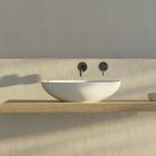 Aufsatzwaschbecken aus glänzender oder mattierter Keramik, hergestellt in Italien – Ferry Viadurini