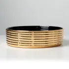 Aufsatzwaschbecken aus gewelltem Feinsteinzeug, hergestellt in Italien - Vibrazione Viadurini