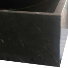 Aufsatzwaschbecken aus schwarzem Marmor Marquinia Made in Italy - Bernini Viadurini