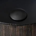 Balance Hand-Stripped Natural Red Earth Aufsatzwaschbecken Viadurini