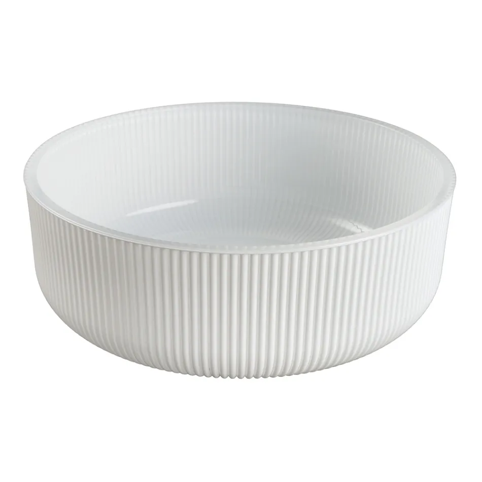 Aufsatzwaschbecken aus harzbeschichtetem und lackiertem venezianischem Glas - Excelsior Viadurini