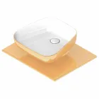 Modernes Aufsatzwaschbecken aus Keramik made in Italy, Reale Viadurini