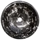 Modernes Aufsatzwaschbecken aus Marmor mit Fossilien - Mesagne Viadurini