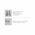 Rechteckiges Aufsatzwaschbecken aus Keramik Made in Italy - Act Viadurini