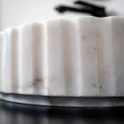 Ovales Aufsatzwaschbecken für das Badezimmer aus weißem Marmor – Cunzit Viadurini