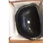 Waschbecken einzigen Stück Basalt in Hassan Lager Viadurini