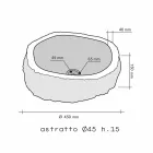 Arbeitsplatte Trägerstück Marble Beige Mumbai Viadurini