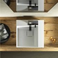 Aufsatzwaschbecken in Quadratischeform mit modernem Design in Italien hergestellt, Lavis