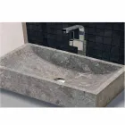 Arbeitsplatte Unterstützung Rechteckige Steingrau Natur Satun Viadurini