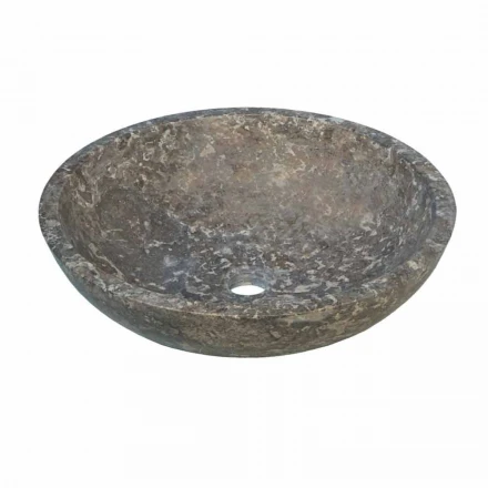 Arbeitsplatte Unterstützung Tondo in Anthrazit Moyo Viadurini